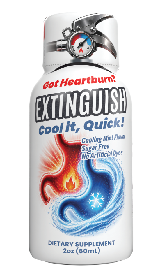 Extinguish 2 oz heartburn relief shot